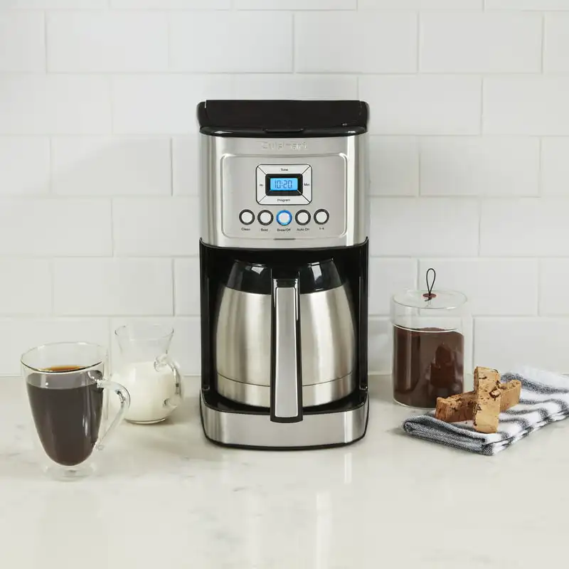 

2023 12 Cup Programmable Thermal Coffeemaker Silver DCC-3400P1