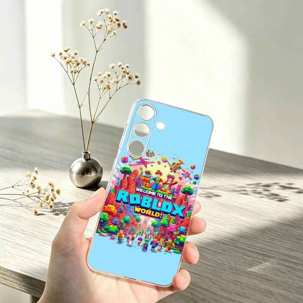 Фото Чехол для телефона Game R-Robloxs Hot для Samsung A10,12,20,21S,30,31,40,50,51,52,70,71, прозрачный чехол №5