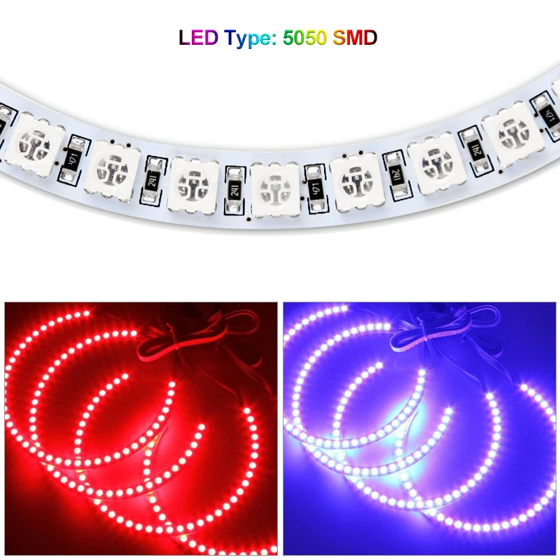 Подходит для BMW LED RGB Angel Eye 131*4 цветной пульт дистанционного управления Диафрагма