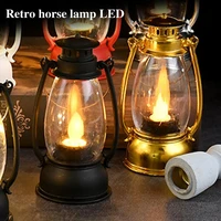 old fashioned led electronic candle lamp high brightness safe flickering lampwick electronic lantern desktop light for bedroom