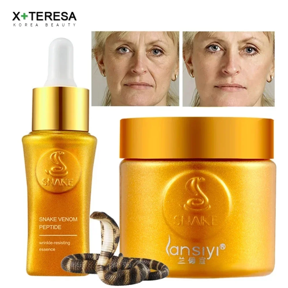 Крем для лица Snake Venon антивозрастной крем удаления морщин увлажняющая