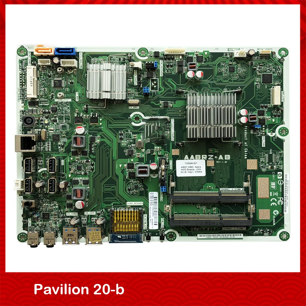 Original All-In-One Motherboard For HP Pavilion 20-b AABRZ-AB 698060-001 700548-501 Perfect Test Good Quality