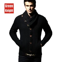 mens sweater 2022 autumn winter youth new fashion fashion brand ins high end quality high lapel cardigan warm coat plus sweater