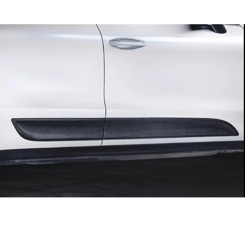 Для Porsche Macan 2014+ углеродное волокно накладка на дверную панель автомобиля боковая
