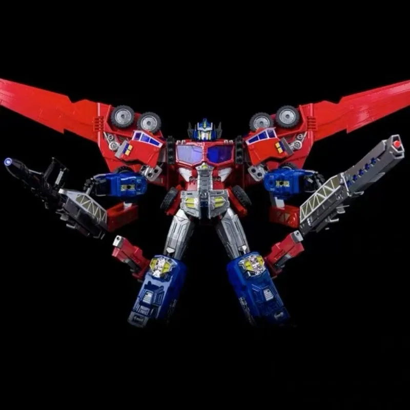 Новинка в наличии Transform Robot Toy and Roll Out TR-02A Commander of Star OP Galaxy Convoy Metallic Ver. Фигурка