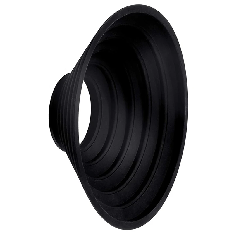 

JABS Mini SLR DSLR Canon Lens Hood Anti-Glass Reflective Silicone Lens Cover Foldable Soft Hood
