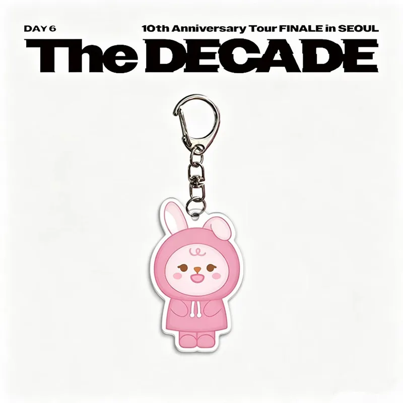 Фото Акриловый брелок-подвеска для рюкзака с персонажами группы Idol Boy DAY6 (Дэй6): Джей, Сонджин, Инён, Квон, Пилдо, Вун. Подарки для фанатов. №3