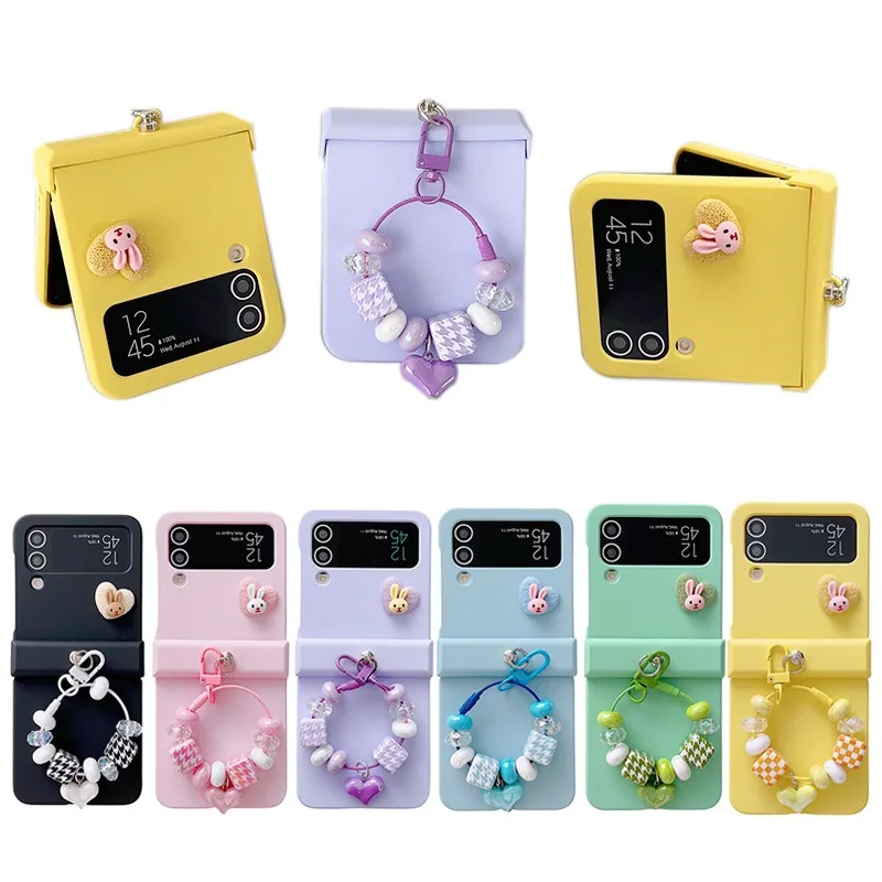 Подходит для Samsung Galaxy Z Flip3 4 чехол телефона складной экран мультфильм Любовь