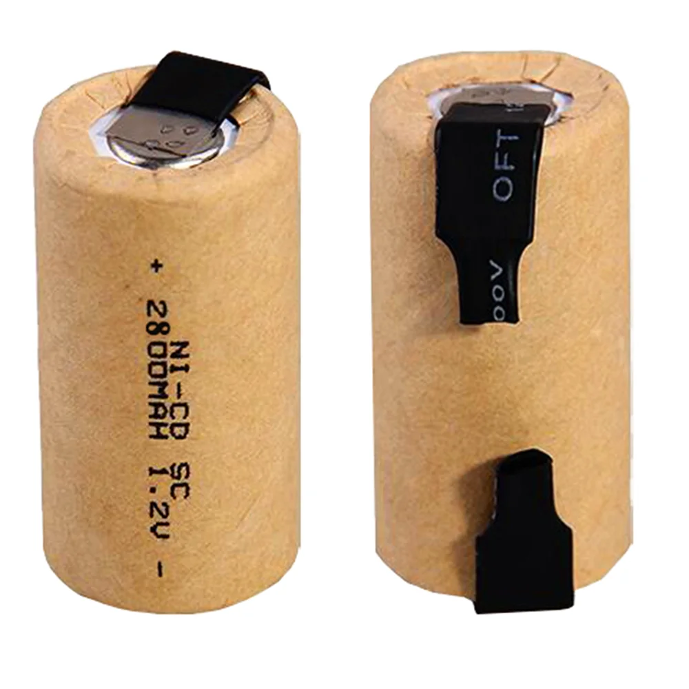 Оригинальная отвертка электрическая дрель аккумуляторы SC 1 2 в 2800 мАч Ni-Cd