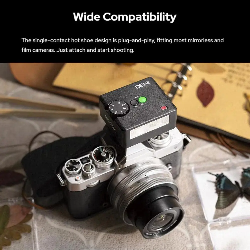 Портативная мини-вспышка Godox IM30 с ручной вспышкой