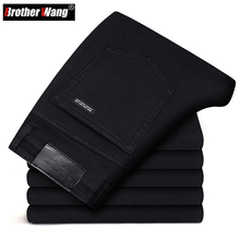 Pantalones Pantalones vaqueros elásticos para hombre...