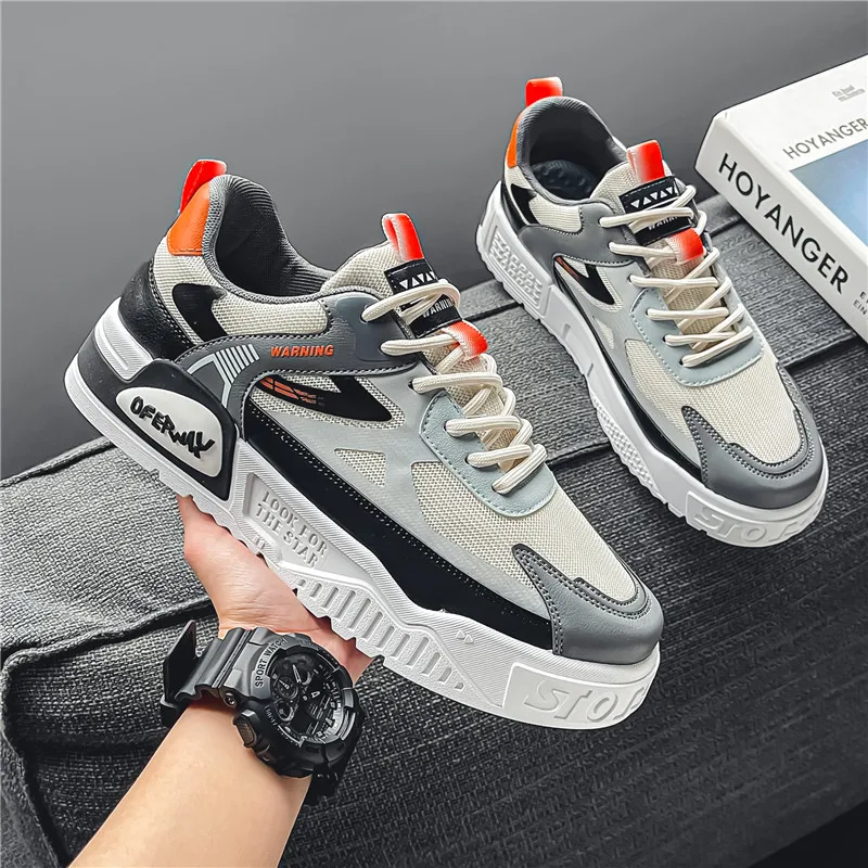 Мужские кроссовки на мягкой подошве Sprin модная трендовая обувь для бега тенниса