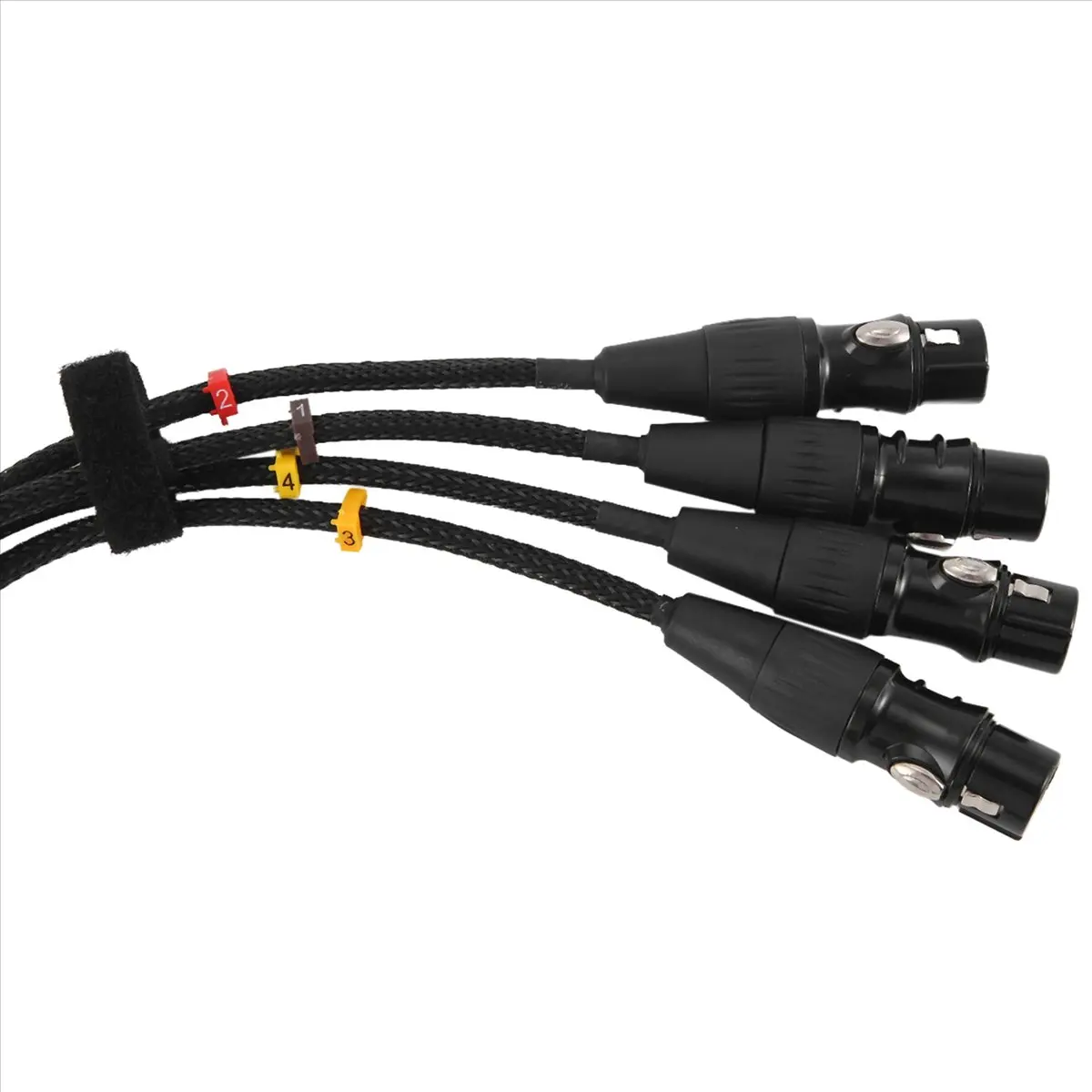 Фото Кабель A64K RJ45 CAT5 экранированный, с 4-канальными 3-контактными разъемами XLR (гнездо), многоканальный сетевой приемный кабел №5