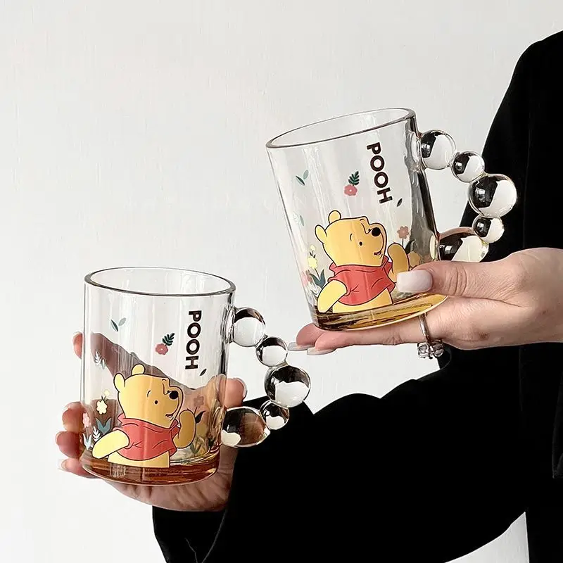 Чашка Винни-Пух Disney универсальный мультяшный подарок для детей и дома стеклянные