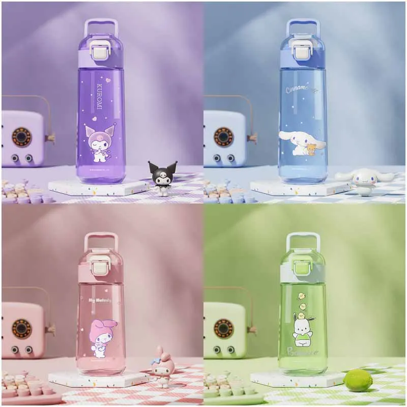 Sanrios аниме Kuromi Cinnamoroll моя мелодия почтовая Спортивная портативная пластиковая