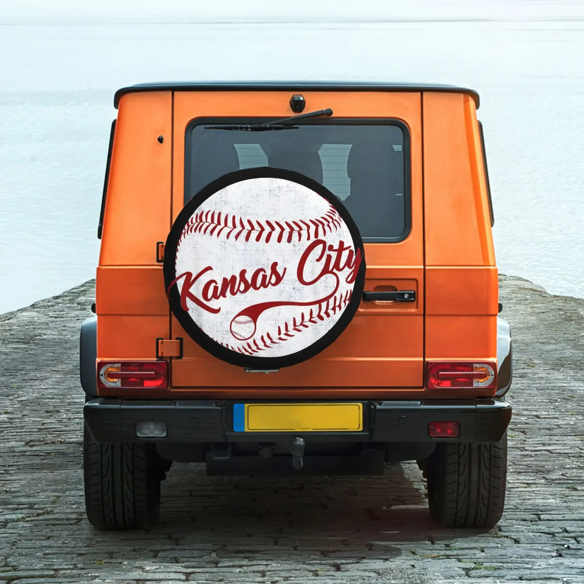 Канзас-Сити бейсбольный узор защитный чехол для колес аксессуары автомобильные