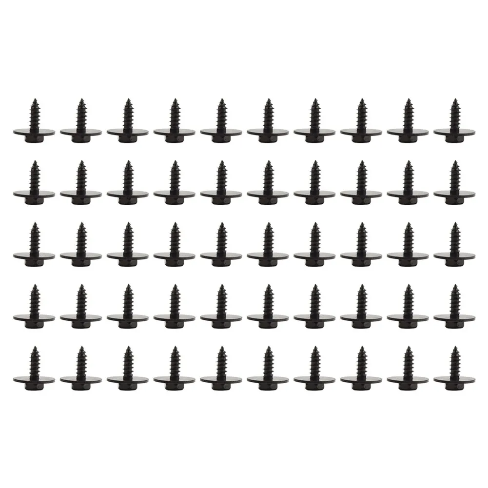 

Under Cover Retainers Screw Bolt 50pcs Accessories Car Fender Liner For BMW 07147129160 Screw Durable Practical