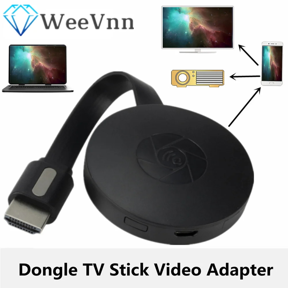 Беспроводной Wi-Fi адаптер для дисплея 1080P ТВ-адаптер видеоадаптер Airplay DLNA экран
