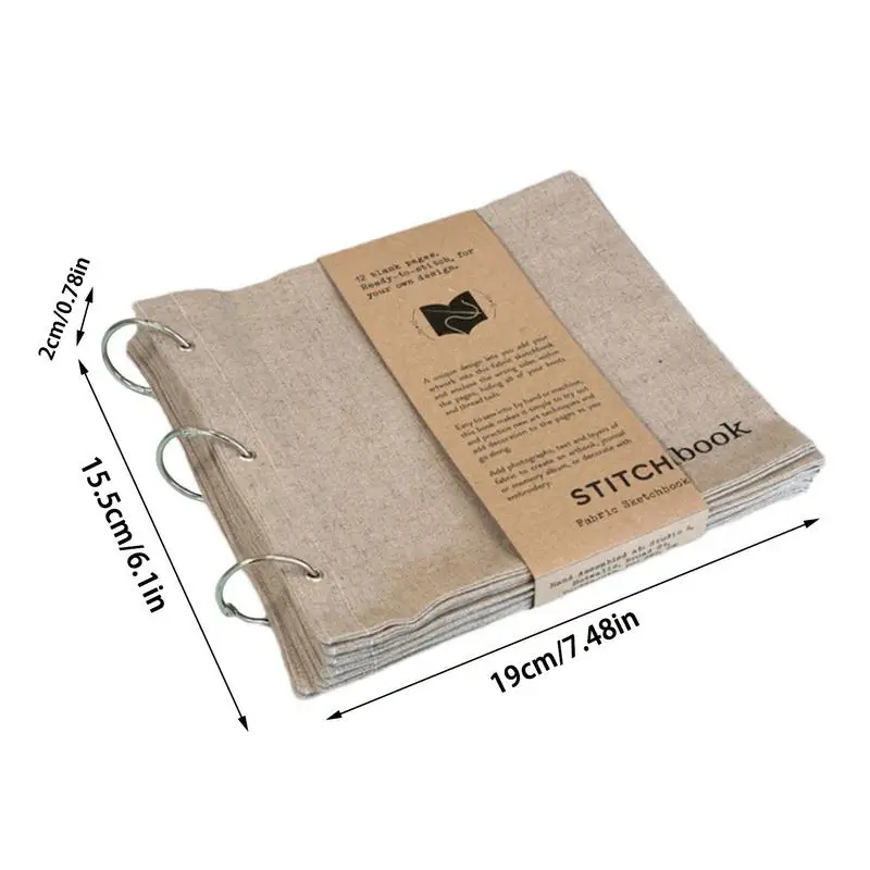 Чистый Тканевый блокнот скетчбук со складным дизайном для рисования студентов