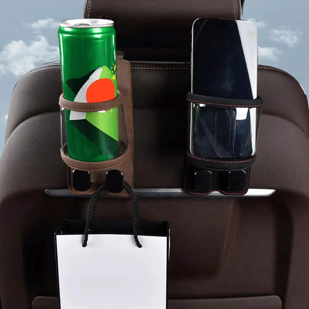Многофункциональный держатель для стаканов с креплением на спинку сиденья