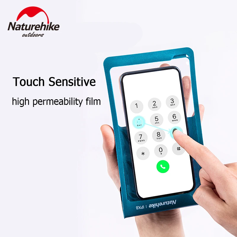 Naturehike Beach Waterproof Phone Bag Ultralight Waterproof Smartphone Case Beach Accessories Cover For Phone TPU Swimming Bag