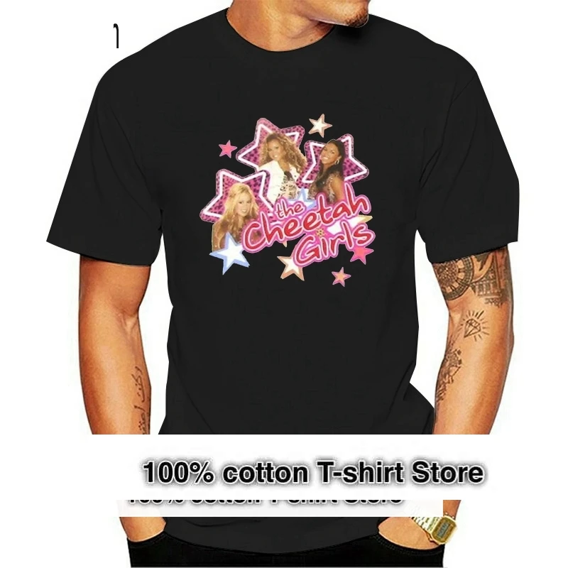 

Cheetah Girls Adult White T Shirt New Band Merch Oversized Tee Shirt