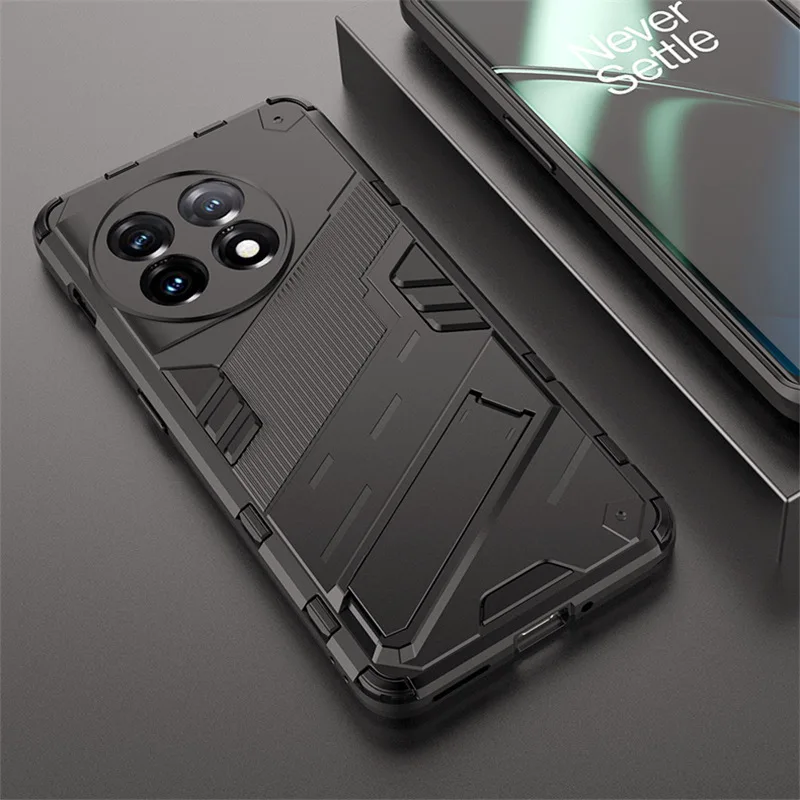 

For OnePlus 11 5G Case Magnetic Holder Armor Anti Shock Kickstand Phone Case For One Plus 11 1 1 oneplus11 Shockproof Back Cover