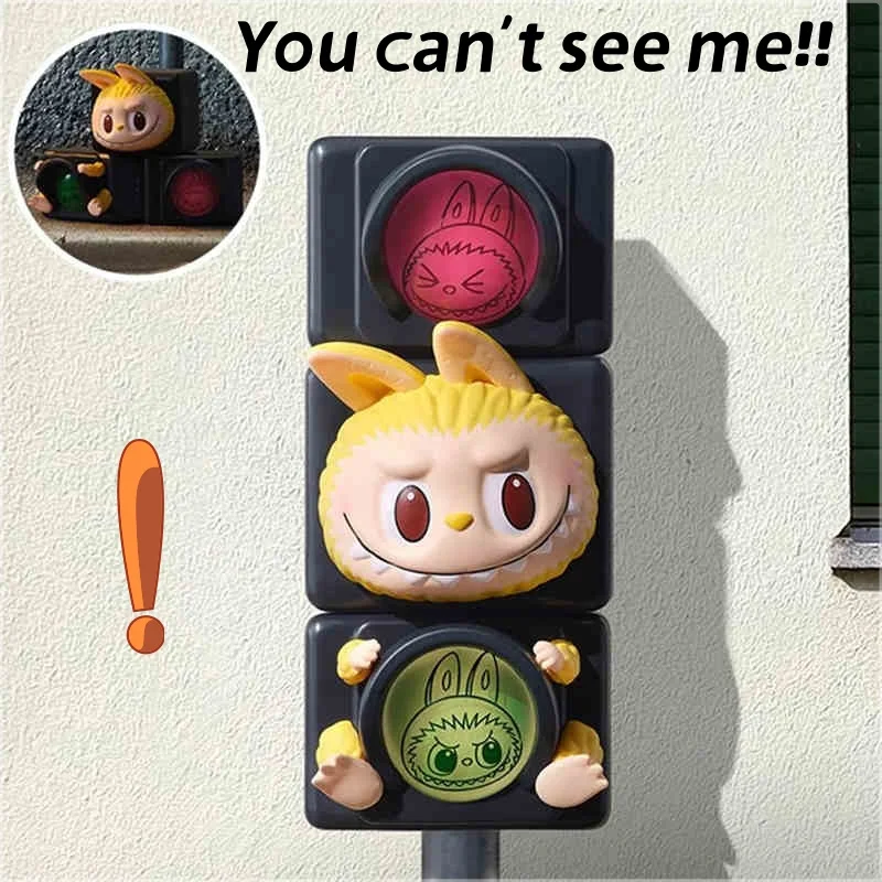 Оригинальная серия Labubu Вы не можете увидеть меня слепая коробка The Monsters Labbu