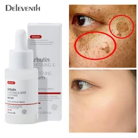 arbutin whitening freckle face serum fade melasma dark spot melanin essence anti aging fine lines moisturizer brighten skin care