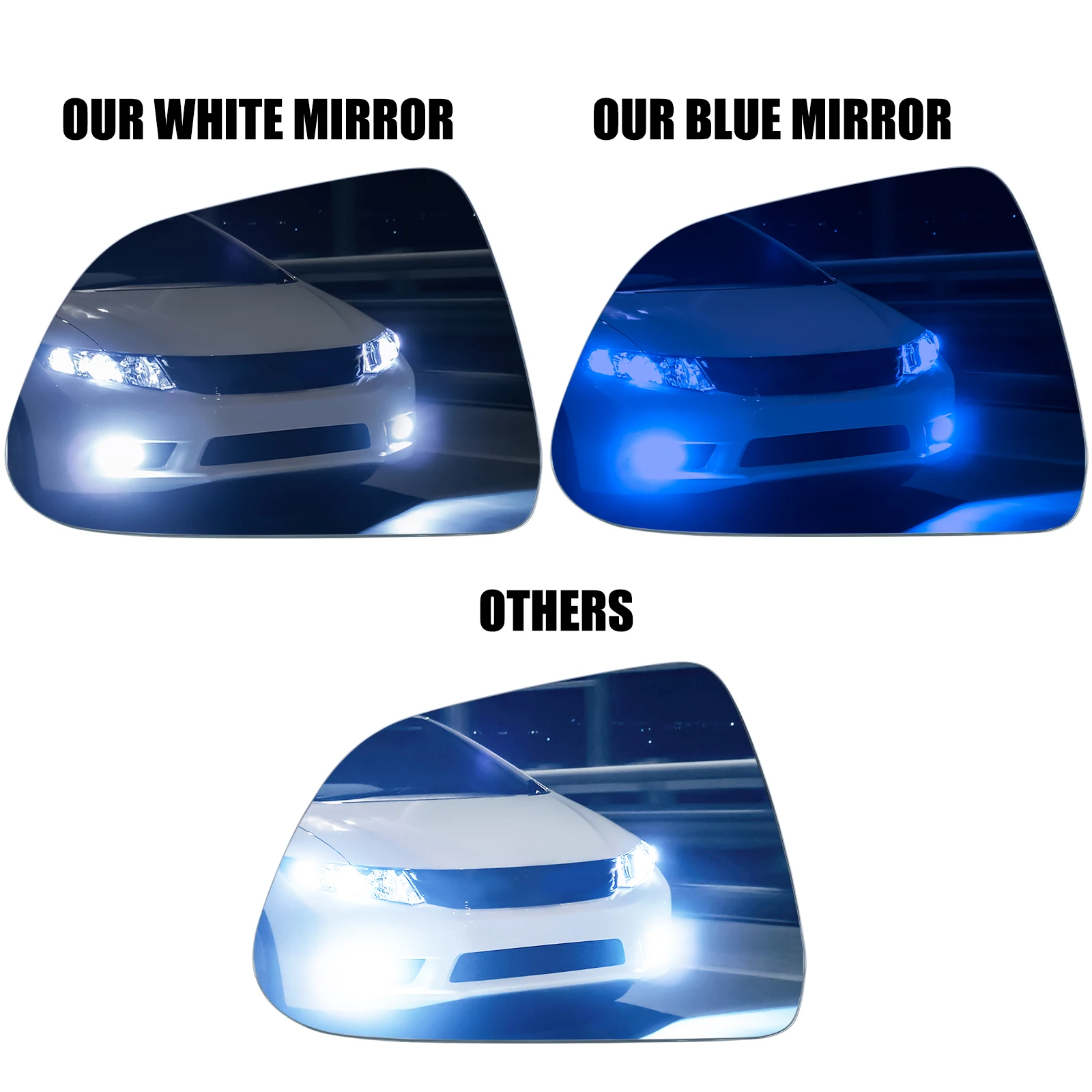 1 шт. широкоугольный объектив для зеркала заднего вида Tesla Model 3 2017-2024