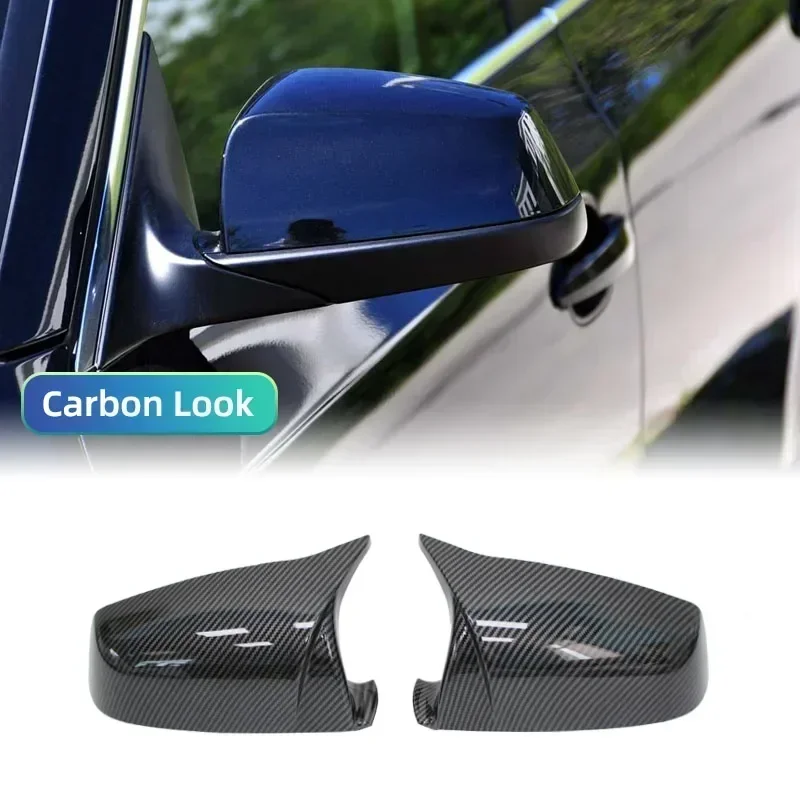 

BMW E60 E61 E63 E64 F01 F02-F04 F06 F07 F10 F11 F12 F13 Накладка На Зеркало Из Углеродного Волокна Черная Крышка Бокового Зер...