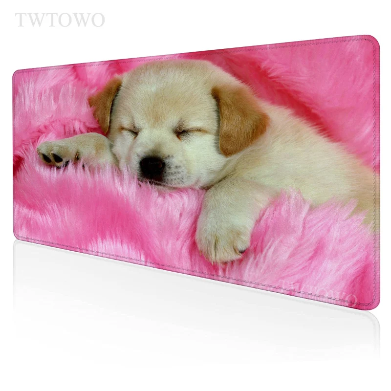 

Cut Dog Mouse Pad Gaming XL HD New Computer Large Mousepad XXL MousePads Soft Anti Slip Natural Rubber PC Mouse Mat