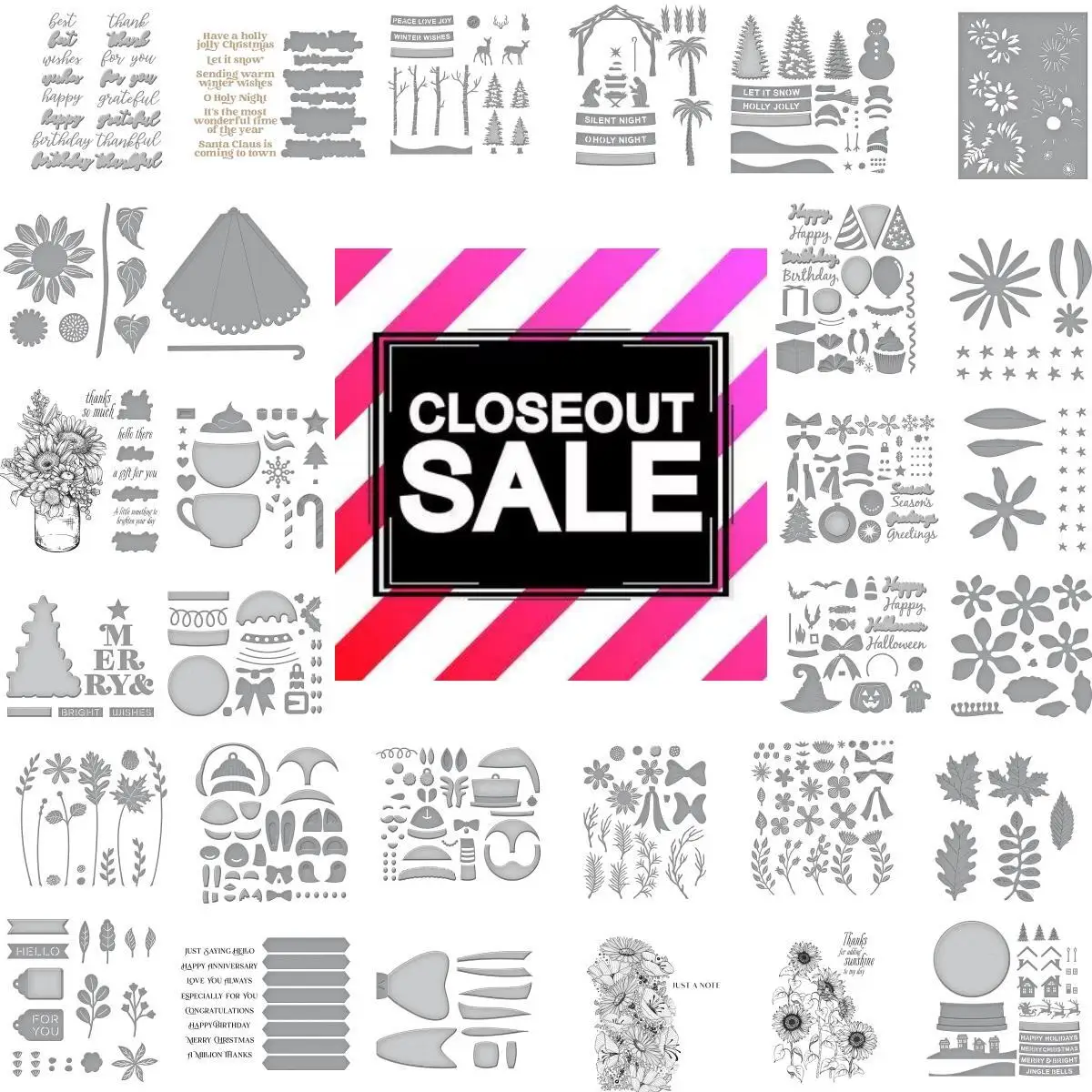 

Рождественская коллекция, металлические Вырубные штампы, трафарет для украшения, скрапбукинга, «сделай сам», фотоформа, рельефное тиснение, новинка 2023