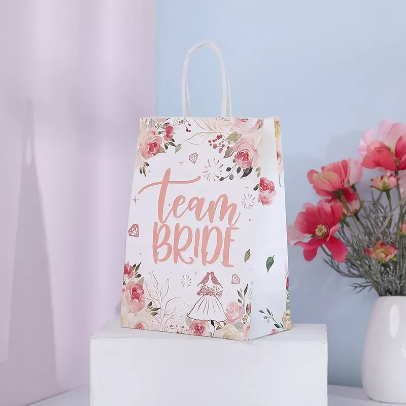 

Wedding Decoration Team Bride Gift Bags Candy Bags Bridesmaid Gift Bridal Shower Bachelorette Hen Party Decoration Supplies