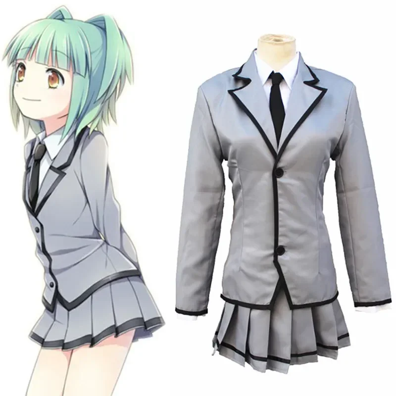 Класс убийства Ansatsu Kyoushitsu Kaede Kayano Косплей Костюм Катака Megu Полный комплект пальто