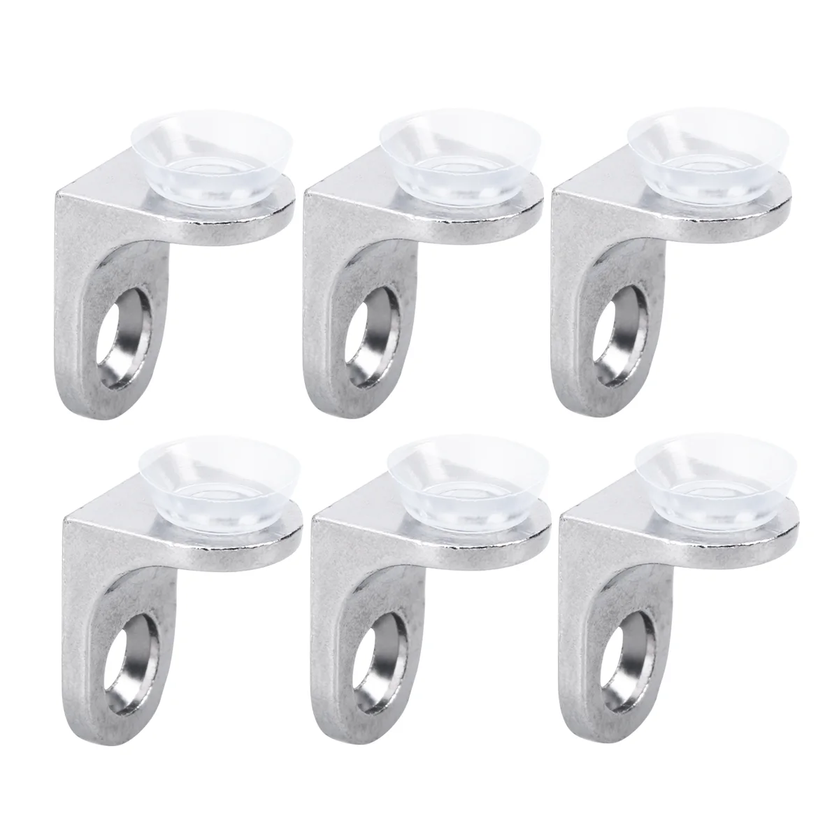 

20 PCS Wall Mount Shelf Brackets Shelves Floating Glass Mounting Brace Support Pegs Right Angle Mounted Stand