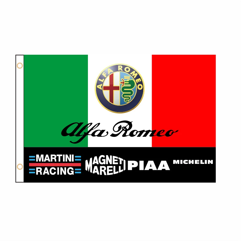 

Custom Banner Italy Alfa Romeo Flag Banner 2ft*3ft 3ft*5ft Gift Party Indoor Outdoor QZ-200