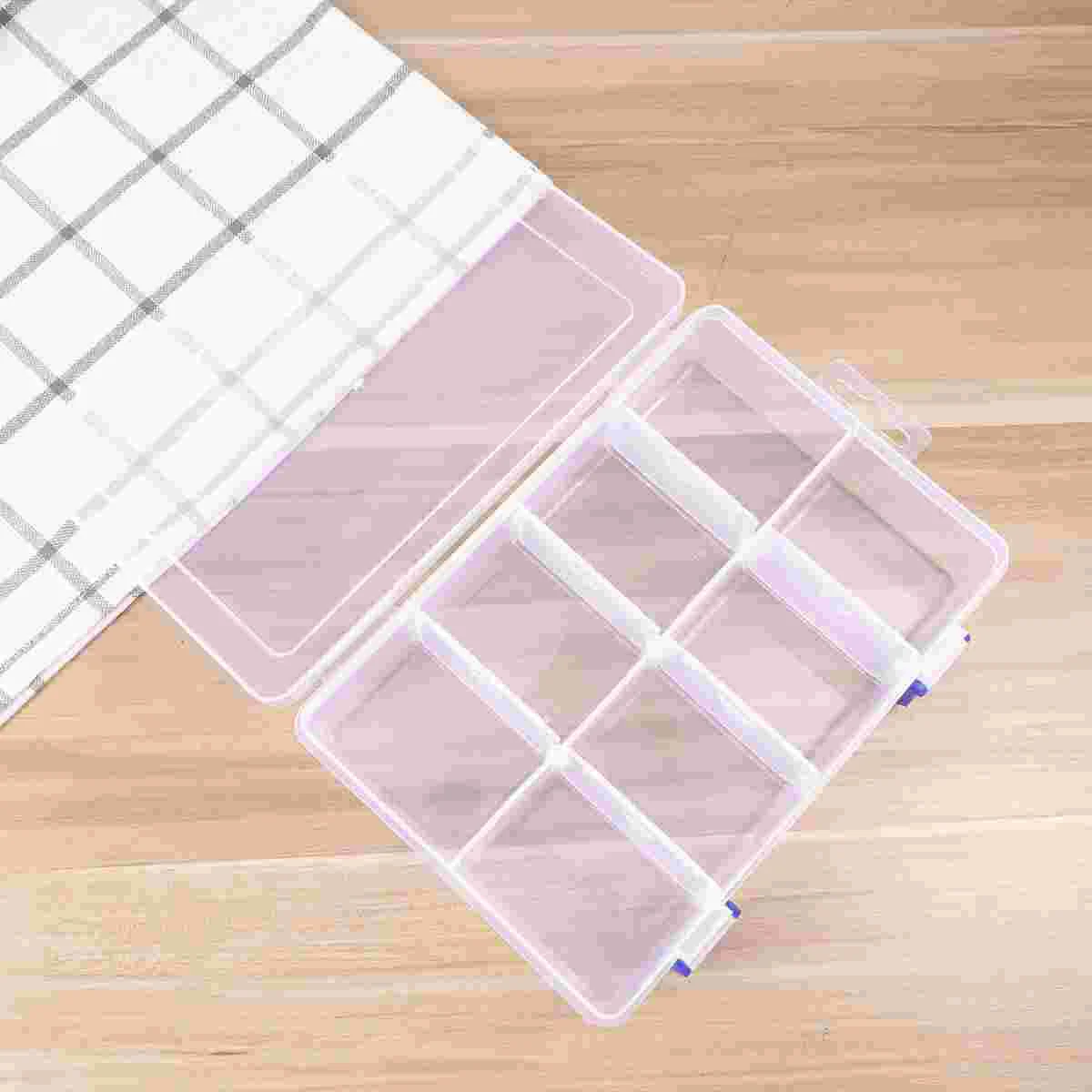 

Organizer Box Storage Beadsmall Craft Containerdividers Parts Jewelry Organizersgrids Clear Case Beads Ornaments Tackle