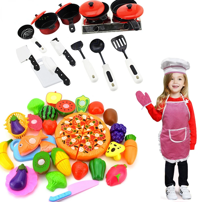 

vegetable and fruit cookware toy mini kitchen children's cookware pots and pans children pretend to be a chef toy WYW
