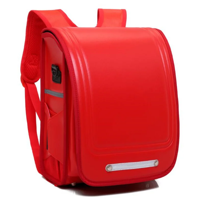 

PU leather school bag girls and boys Randoseru Backpack Children Japanese Style Student Primary Grades 1-3 Waterproof Schoolbag