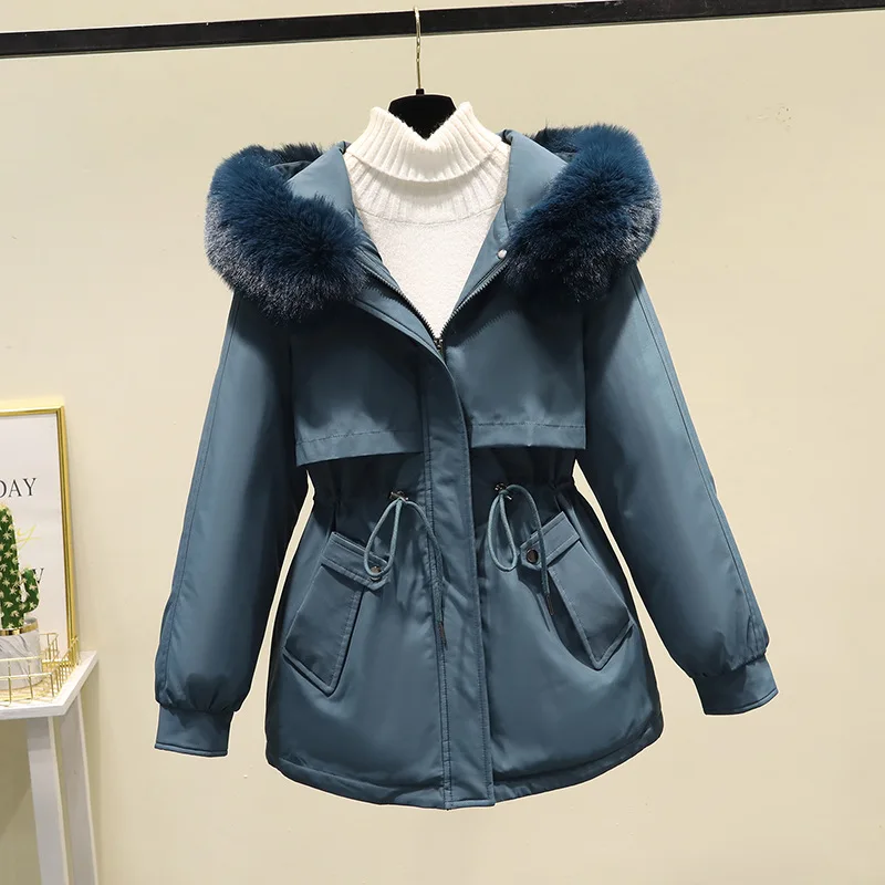 Winter Coat for Women 2022 Jackets Women Thick Warm Long Dowm Coats New In Outerwears Abrigo Woman Parkas Cotton Doudoune Femme