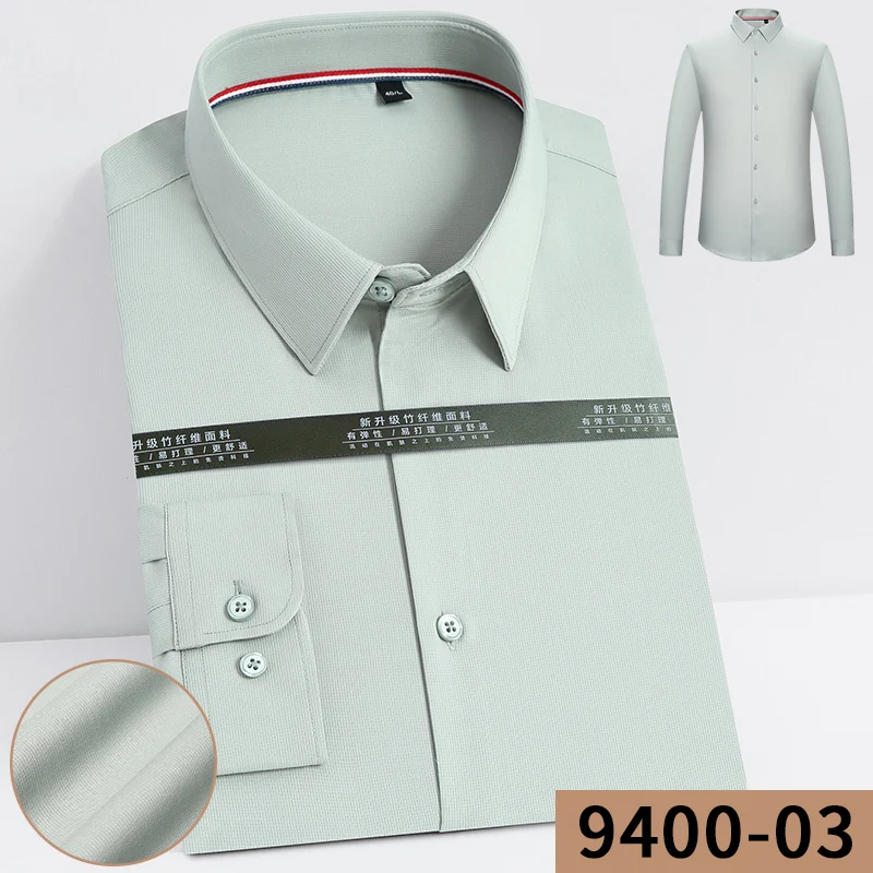 Casual Plaid Men's Shirts For Man Dress Shirts Long-Sleeve Regular-Fit Button-Collar Design Cotton Male Social Shirts Clothing