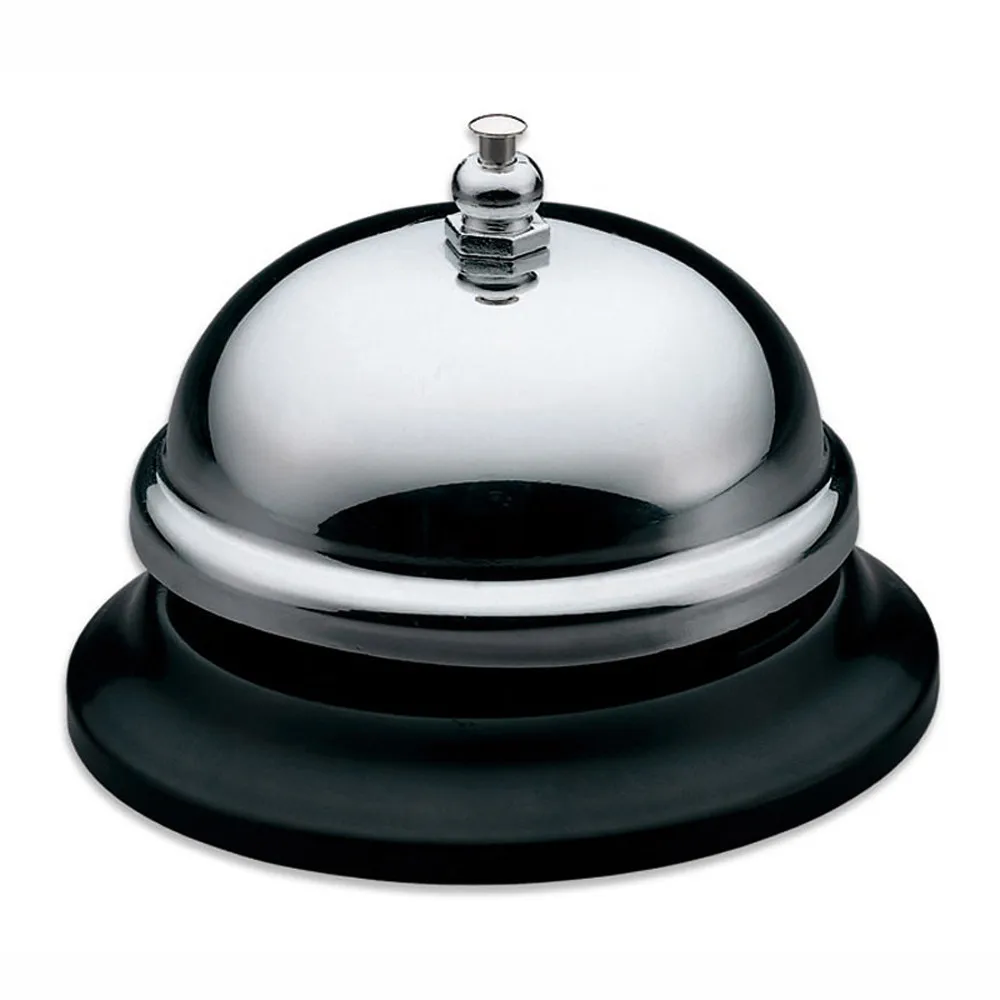 

Service Ring Bell Steel Desk Reception Kitchen Ringer Restaurant Hotel Toy Call Education