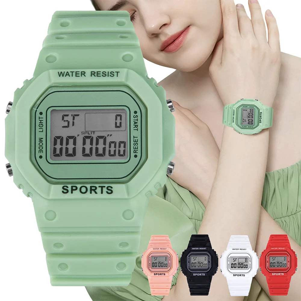 

Fashion Electronic Man Watch Wristwatch Top Woman LED Digital Show Silicone Sports Clock Women Army Military Gifts Watches Sales