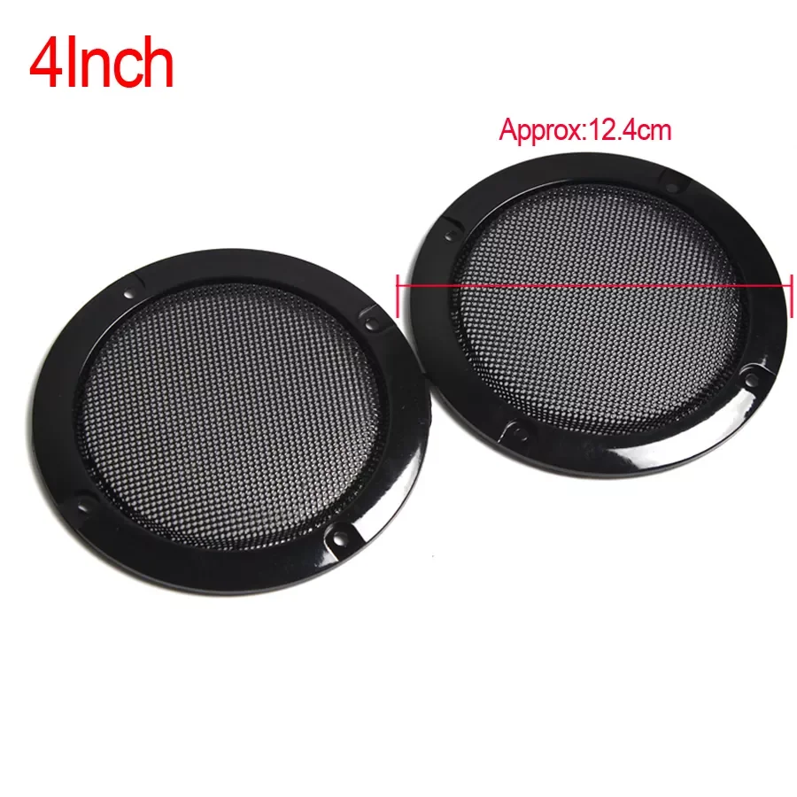 

2022 Trend 2 inch 3 inch 4 inch Black Replacement Round Speaker Protective Mesh Net Cover Grille Circle Speaker Accessories