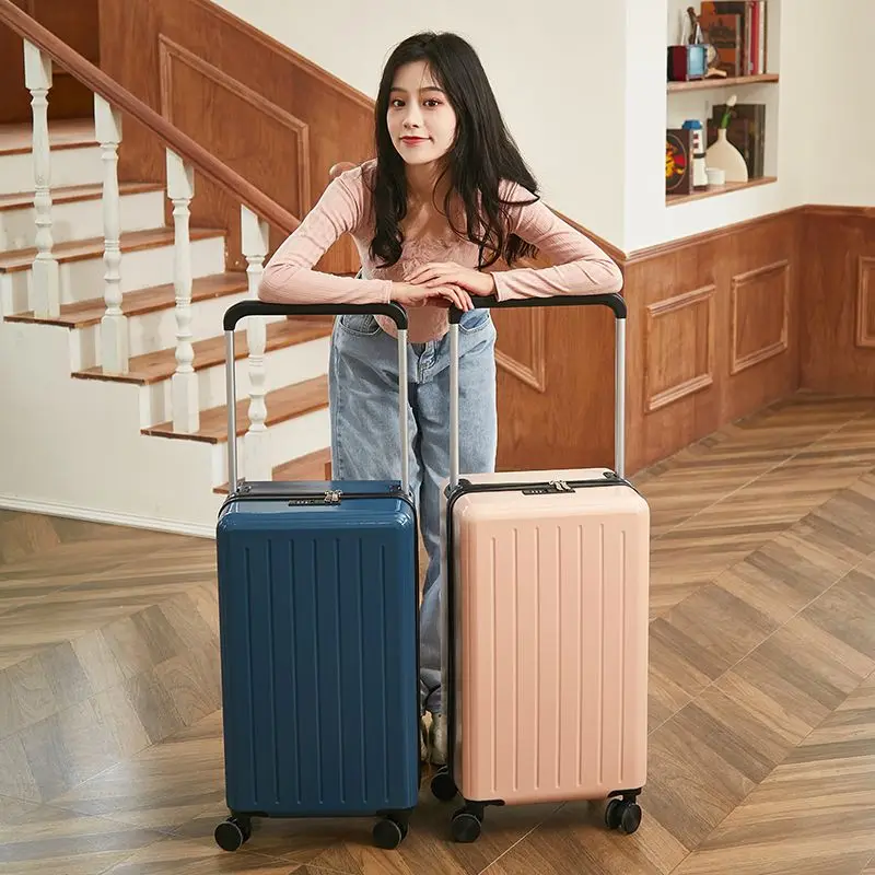 2023 Wide Trolley Case for Female Students Trolley Case for Male Internet Red Code Case Lightweight Travel Case