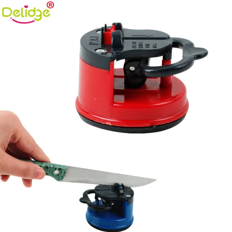 

1PC Round Suction Knife Sharpener Metal Manual Knives Sharpening Stone Scissors Whetstone Sharpner Kitchen Sharpening Tools