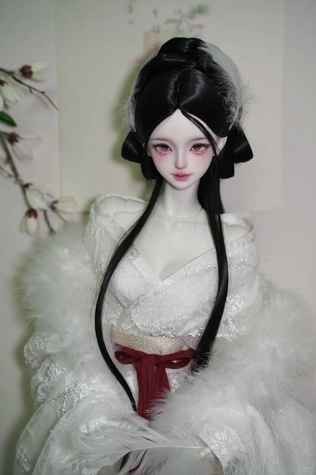 Фото Новая кукла BJD 1/3 Xiaoshu Tianxie, красивая женщина, высококачественный макияж, голова из смолы, игрушка-подарок, кукла-ангел с макияжем в наличии. №5