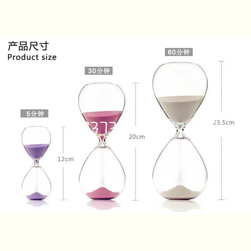 

Стеклянный таймер для украшения дома, 5/10/30/60 минут