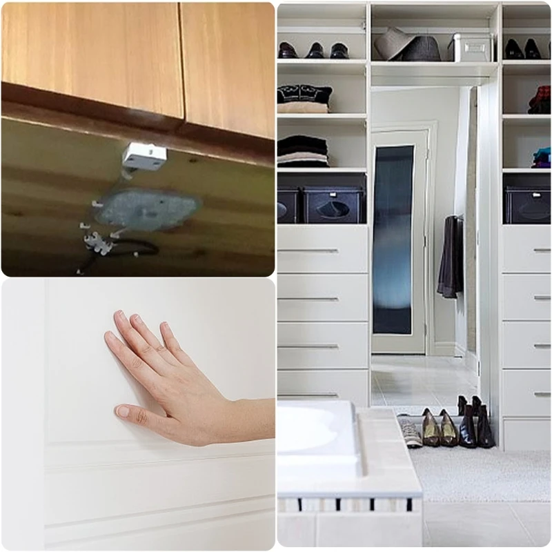 Пара встроенных кабельных выключателей для ламп. Удобство работы с набором